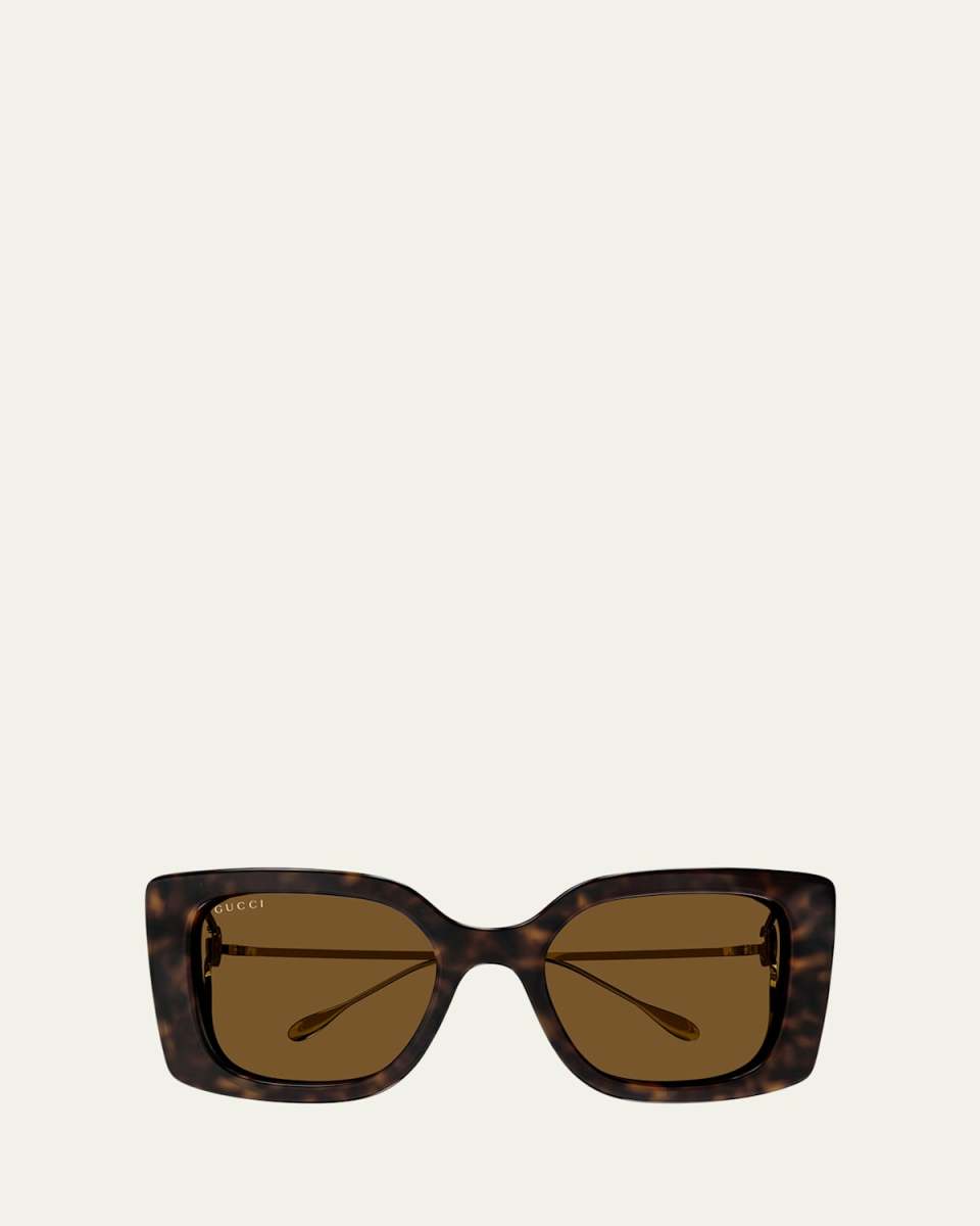 GG Mixed-Media Butterfly Sunglasses